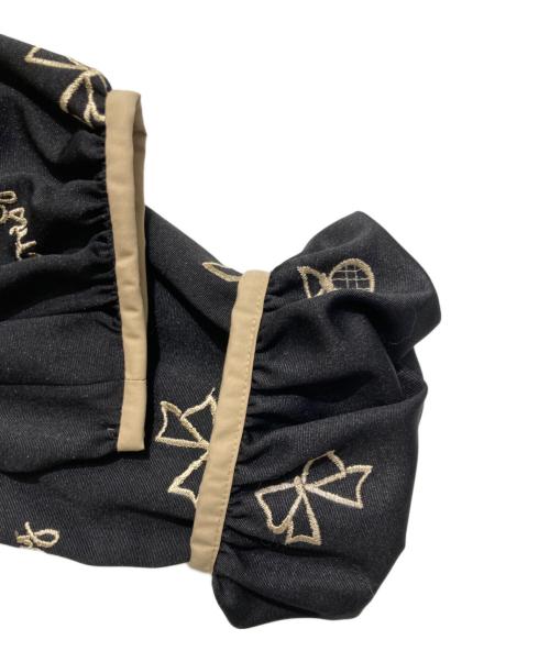 M'S GRACY（エムズグレイシー）M'S GRACY (エムズグレイシー) 刺繍ジップジャケット ブラック サイズ:38の古着・服飾アイテム