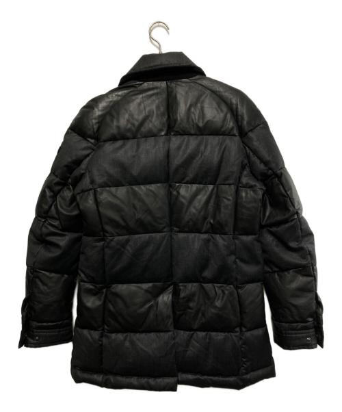 TATRAS（タトラス）TATRAS (タトラス) 二素材ボーダーPコート ブラック サイズ:03の古着・服飾アイテム