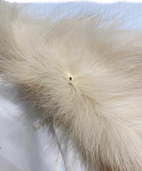 BALMAIN（バルマン）BALMAIN (バルマン) ラムレザージャケット ホワイト サイズ:9の古着・服飾アイテム