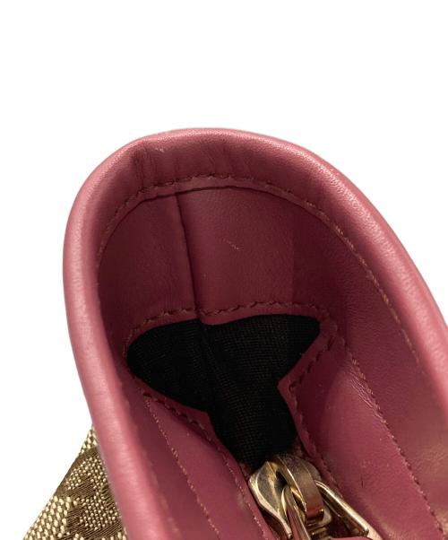 GUCCI（グッチ）GUCCI (グッチ) 2WAYバッグ/トートバッグ ピンク×ブラウンの古着・服飾アイテム