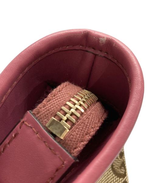 GUCCI（グッチ）GUCCI (グッチ) 2WAYバッグ/トートバッグ ピンク×ブラウンの古着・服飾アイテム