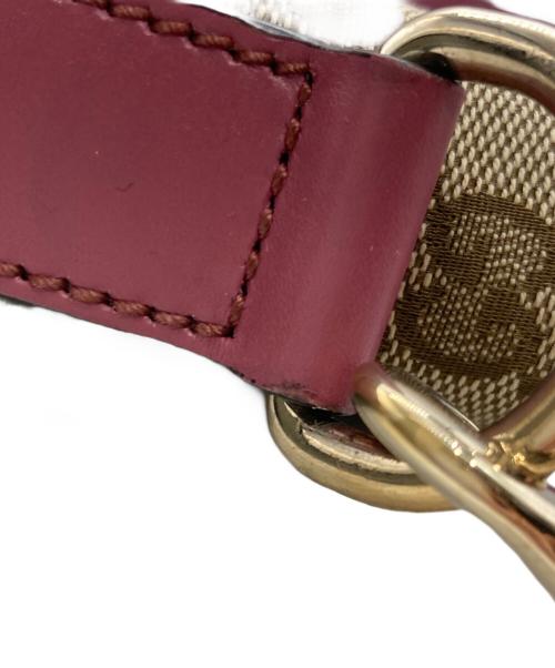 GUCCI（グッチ）GUCCI (グッチ) 2WAYバッグ/トートバッグ ピンク×ブラウンの古着・服飾アイテム