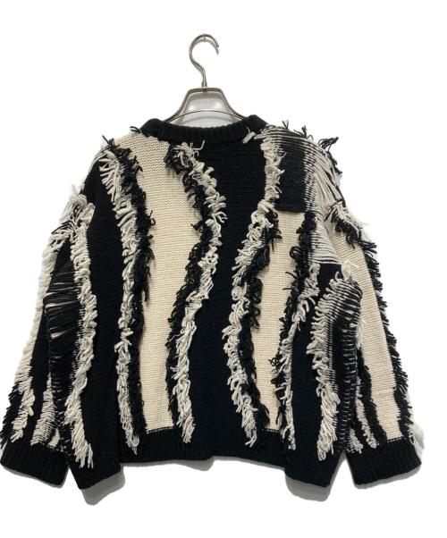 SAYAKA DAVIS（サヤカ デイヴィス）SAYAKA DAVIS (サヤカ デイヴィス) CITYSHOP (シティショップ) YIN YANG LOVE KNIT ブラック×ホワイト サイズ:Freeの古着・服飾アイテム