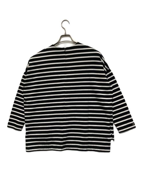 TSURU by MARIKO OIKAWA（ツルバイマリコオイカワ）Tsuru by Mariko Oikawa (ツルバイマリコオイカワ) 24AW Plainボーダーカットソー ブラック×ホワイト サイズ:Freeの古着・服飾アイテム