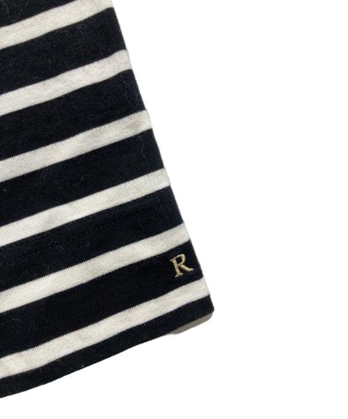 TSURU by MARIKO OIKAWA（ツルバイマリコオイカワ）Tsuru by Mariko Oikawa (ツルバイマリコオイカワ) 24AW Plainボーダーカットソー ブラック×ホワイト サイズ:Freeの古着・服飾アイテム