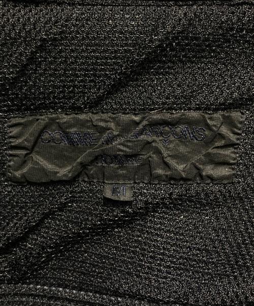 COMME des GARCONS HOMME（コムデギャルソン オム）COMME des GARCONS HOMME (コムデギャルソン オム) 縮絨ジップアップジャケット/10AW ネイビー サイズ:Mの古着・服飾アイテム
