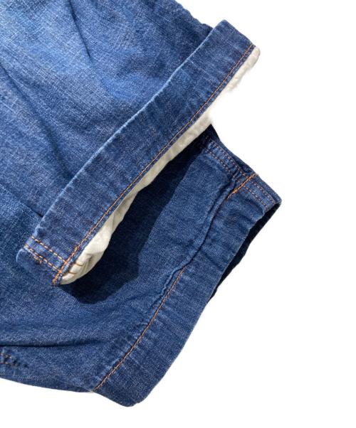 COMME des GARCONS HOMME（コムデギャルソン オム）COMME des GARCONS HOMME (コムデギャルソン オム) 切替デニムハーフパンツ インディゴ サイズ:Mの古着・服飾アイテム