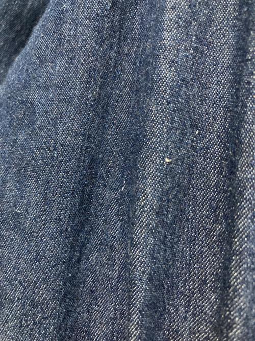 Ameri VINTAGE（アメリヴィンテージ）Ameri VINTAGE (アメリヴィンテージ) SHIRRING COLLAR DENIM DRESS インディゴ サイズ:Mの古着・服飾アイテム