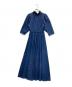 Ameri VINTAGE (アメリヴィンテージ) SHIRRING COLLAR DENIM DRESS インディゴ サイズ:M：10000円