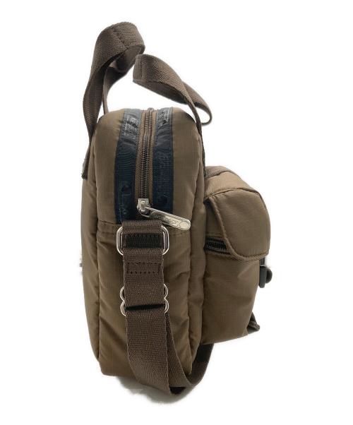 LeSportsac（レスポートサック）LeSportsac (レスポートサック) Megumi Kanzaki (メグミカンザキ) PUFFY MINI BAG（パフィー ミニ バッグ） ブラウンの古着・服飾アイテム