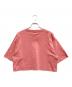 CELINE（セリーヌ）の古着「ロゴ クロップド Tシャツ」｜ピンク