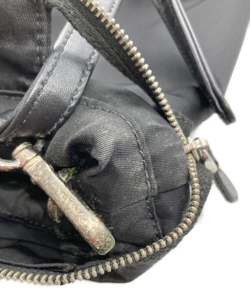 PRADA（プラダ）PRADA (プラダ) 2WAYリボンナイロンバッグ ブラックの古着・服飾アイテム