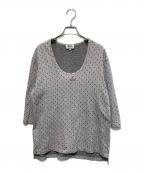 Vivienne Westwood manヴィヴィアン ウェストウッド マン）の古着「オーブ刺繍クルーネックカットソー」｜ベージュ