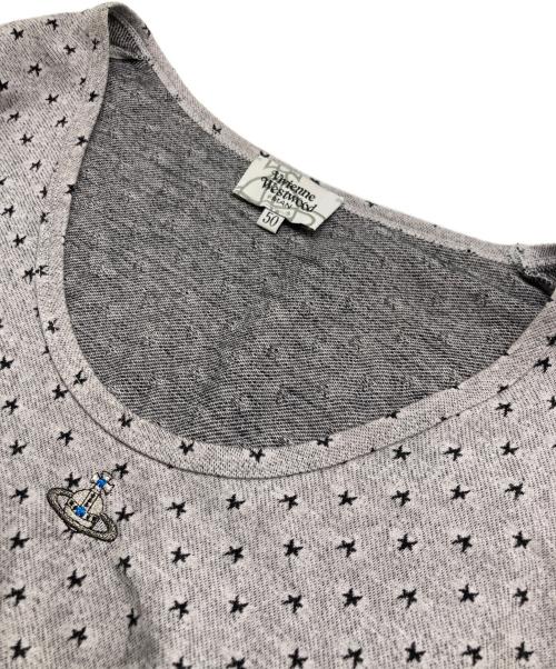 Vivienne Westwood man（ヴィヴィアン ウェストウッド マン）Vivienne Westwood man (ヴィヴィアン ウェストウッド マン) オーブ刺繍クルーネックカットソー ベージュ サイズ:50の古着・服飾アイテム