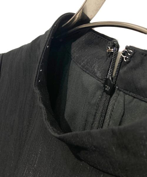 Ameri（アメリ）AMERI (アメリ) WAVE WAIST COCOON DRESS/ドレス/コクーンドレス ブラック サイズ:Sの古着・服飾アイテム