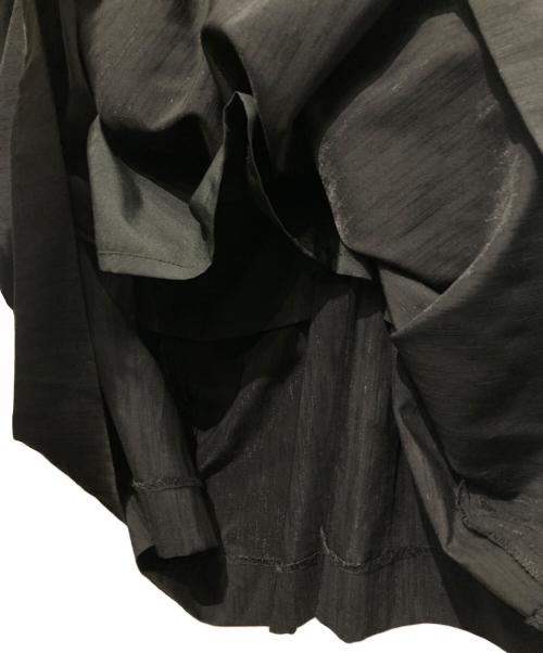 Ameri（アメリ）AMERI (アメリ) WAVE WAIST COCOON DRESS/ドレス/コクーンドレス ブラック サイズ:Sの古着・服飾アイテム