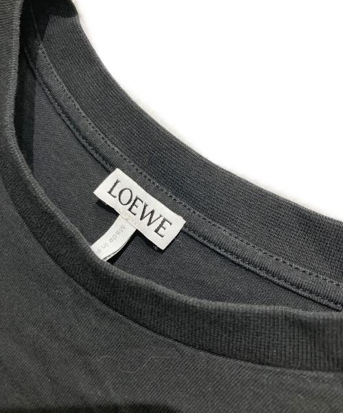 LOEWE（ロエベ）LOEWE (ロエベ) アナグラム刺繍Ｔシャツ ブラック サイズ:XSの古着・服飾アイテム