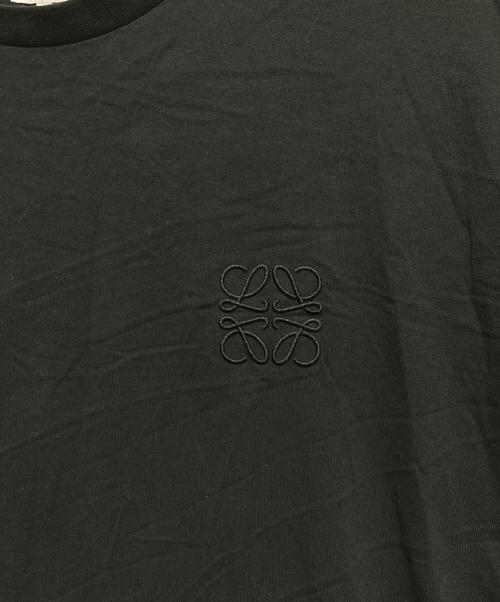 LOEWE（ロエベ）LOEWE (ロエベ) アナグラム刺繍Ｔシャツ ブラック サイズ:XSの古着・服飾アイテム