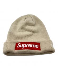 SUPREME×New Era（シュプリーム×ニューエラ）の古着「Box Logo Beanie/ボックス ロゴ ビーニー」｜ベージュ