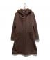 M'S GRACY（エムズグレイシー）の古着「裏起毛フード付きコート」｜ブラウン