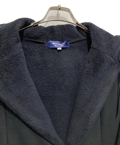 M'S GRACY（エムズグレイシー）M'S GRACY (エムズグレイシー) 裏起毛フード付きコート ブラック サイズ:40の古着・服飾アイテム