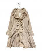 Super Beautyスーパービューティ）の古着「フリルコート」｜ベージュ