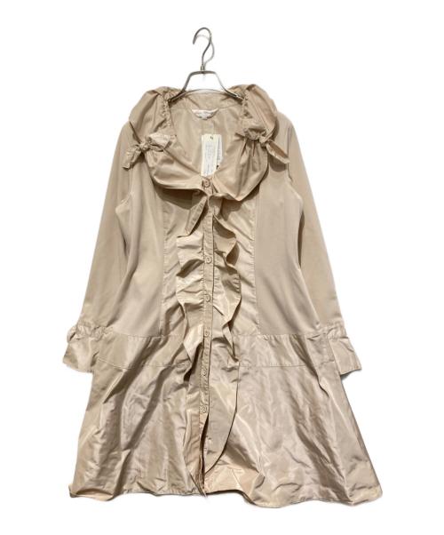 Super Beauty（スーパービューティ）Super Beauty (スーパービューティ) フリルコート ベージュ サイズ:42の古着・服飾アイテム