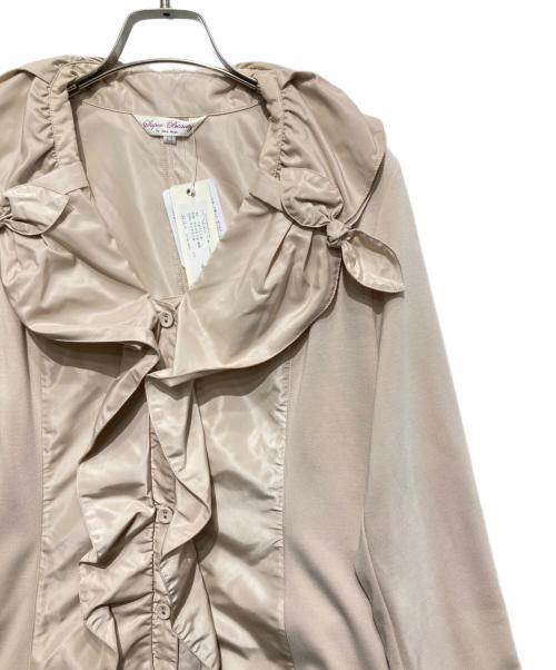 Super Beauty（スーパービューティ）Super Beauty (スーパービューティ) フリルコート ベージュ サイズ:42の古着・服飾アイテム