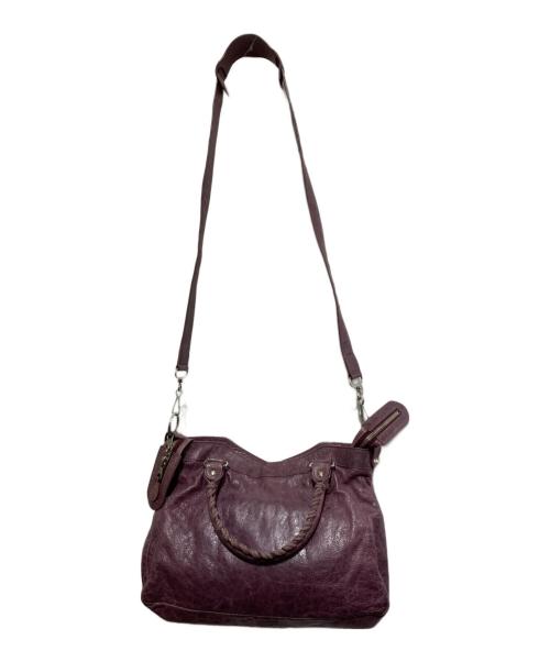 BALENCIAGA（バレンシアガ）BALENCIAGA (バレンシアガ) ザ ジャイアント タウン ハンドバッグ パープルの古着・服飾アイテム