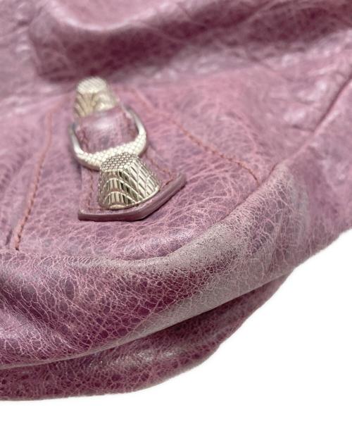 BALENCIAGA（バレンシアガ）BALENCIAGA (バレンシアガ) ザ ジャイアント タウン ハンドバッグ パープルの古着・服飾アイテム