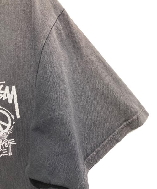 stussy（ステューシー）stussy (ステューシー) 半袖カットソー ブラック サイズ:XLの古着・服飾アイテム