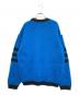 GUCCI (グッチ) adidas (アディダス) ロゴ刺繍ニット ホワイト×ブルー サイズ:XL：48000円
