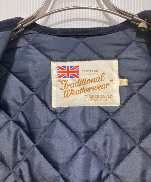 Traditional Weatherwear（トラディショナルウェザーウェア）Traditional Weatherwear (トラディショナルウェザーウェア) ARKLEYキルティングジャケット ネイビー サイズ:34の古着・服飾アイテム