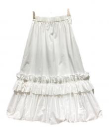 UNITED ARROWS TOKYO（ユナイテッドアローズトウキョウ）の古着「フリルスカート」｜ホワイト