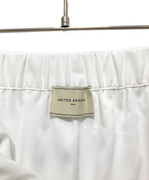 UNITED ARROWS TOKYO（ユナイテッドアローズトウキョウ）UNITED ARROWS TOKYO (ユナイテッドアローズトウキョウ) フリルスカート ホワイト サイズ:36の古着・服飾アイテム