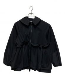 trefle+1（トレフルプラスワン）の古着「ラッピングパーカー」｜ブラック