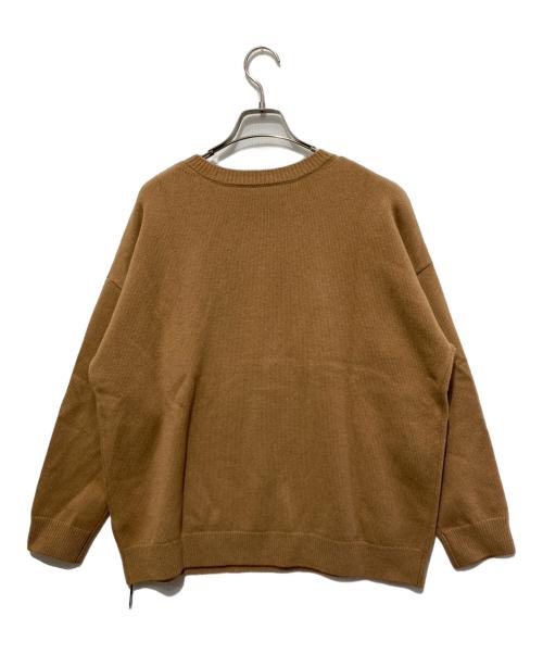 marmors（マルモア）marmors (マルモア) カシミヤウールロゴニット ブラウン サイズ:36 未使用品の古着・服飾アイテム