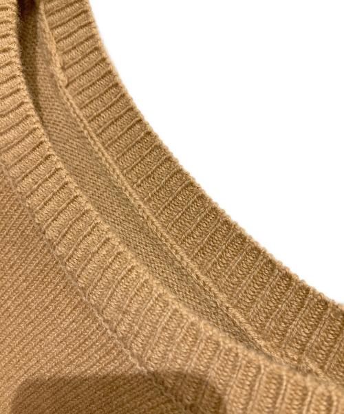 marmors（マルモア）marmors (マルモア) カシミヤウールロゴニット ブラウン サイズ:36 未使用品の古着・服飾アイテム