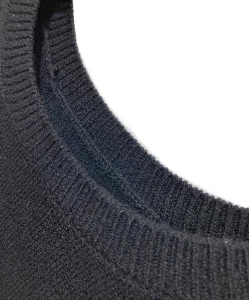 marmors（マルモア）marmors (マルモア) カシミヤウールロゴニット ブラック サイズ:36 未使用品の古着・服飾アイテム