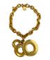 CELINE (セリーヌ) 3連サークルロゴブレスレット ゴールド：8000円