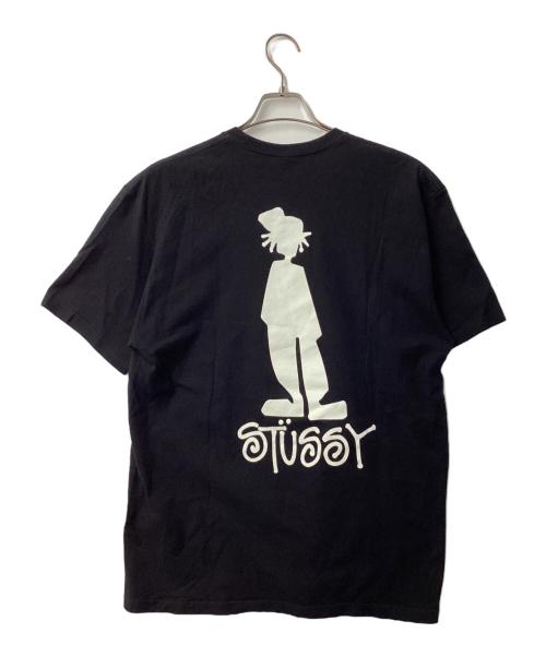 stussy（ステューシー）stussy (ステューシー) プリントTシャツ ブラック サイズ:Lの古着・服飾アイテム