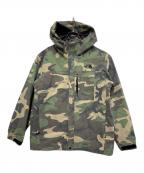 THE NORTH FACEザ ノース フェイス）の古着「ノベルティゼウストリクライメイトジャケット」｜グリーン×ベージュ