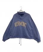 REMI RELIEF×GALLARDA GALANTEレミレリーフ×ガリャルダガランテ）の古着「別注スポーツスウェットクルー」｜ネイビー