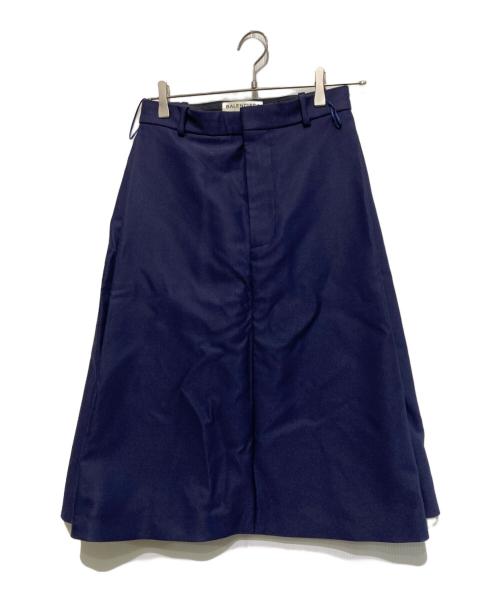 BALENCIAGA（バレンシアガ）BALENCIAGA (バレンシアガ) スカート ネイビー サイズ:Sの古着・服飾アイテム