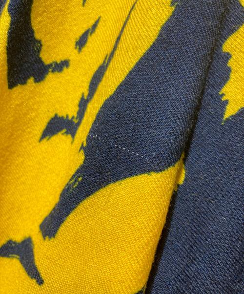 DRIES VAN NOTEN（ドリスヴァンノッテン）DRIES VAN NOTEN (ドリスヴァンノッテン) 花柄パンツ ネイビー×イエロー サイズ:Freeの古着・服飾アイテム