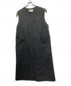 UNITED ARROWS TOKYOユナイテッドアローズトウキョウ）の古着「リバーノーカラーベスト」｜ブラック