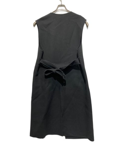 UNITED ARROWS TOKYO（ユナイテッドアローズトウキョウ）UNITED ARROWS TOKYO (ユナイテッドアローズトウキョウ) リバーノーカラーベスト ブラック サイズ:38の古着・服飾アイテム