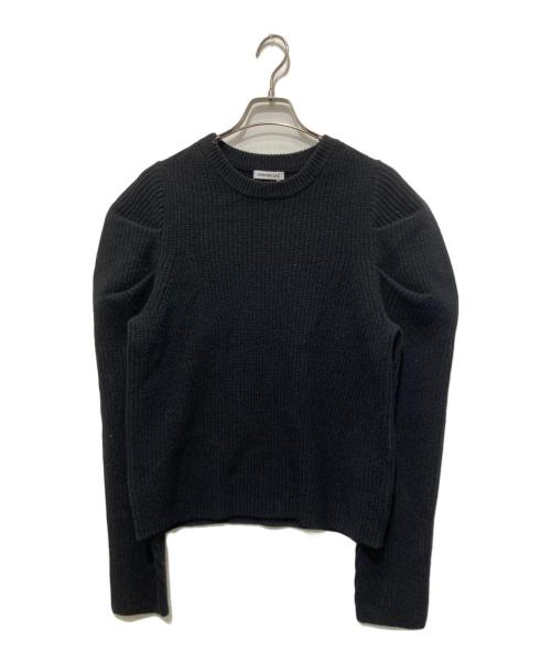 EVERYDAY I LIKE.（エヴリデイ アイ ライク）EVERYDAY I LIKE. (エヴリデイ アイ ライク) カシミヤ混ニット ブラック サイズ:Freeの古着・服飾アイテム