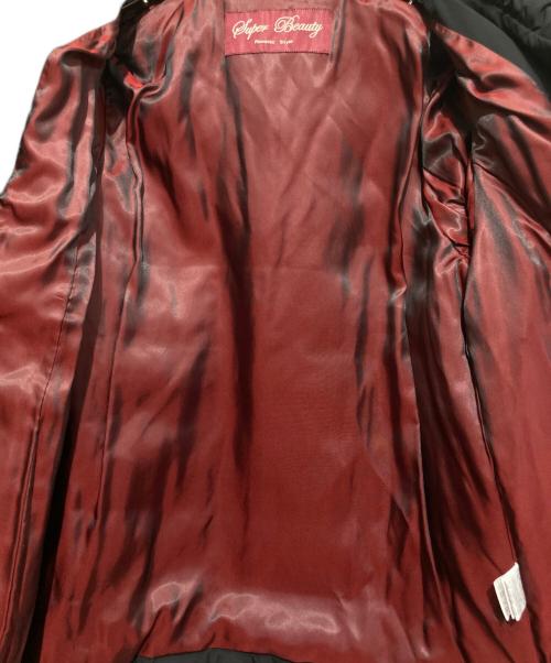 Super Beauty（スーパービューティ）Super Beauty (スーパービューティ) フラワーレースダウンジャケット ブラック サイズ:42の古着・服飾アイテム