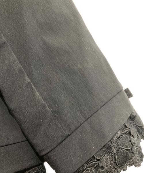 Super Beauty（スーパービューティ）Super Beauty (スーパービューティ) フラワーレースダウンジャケット ブラック サイズ:42の古着・服飾アイテム